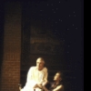 Actors Harriet Harris & John McMartin in a scene fr. the New York Shakespeare Festival production of the play "Julius Caesar." (New York)