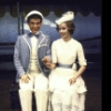 Actors J.J. Jepson and Virginia Seidel in a scene from the touring production of the musical "Very Good Eddie." (Cleveland)