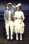 Actors J.J. Jepson and Virginia Seidel in a scene from the touring production of the musical "Very Good Eddie." (Cleveland)