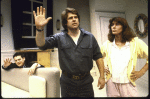 Actors (L-R) John Vickery, Graham Beckel & Anne Twomey in a scene fr. the Off-Broadway play "The Vampires." (New York)