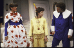 Actors (L-R) Anne Twomey, Elizabeth Berridge & Graham Beckel in a scene fr. the Off-Broadway play "The Vampires." (New York)