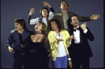 Cast in a publicity shot for the Off-Broadway play "The Vampires." (New York)
