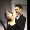 Actors Jayne Haynes & John Vickery in a scene fr. the Off-Broadway play "The Vampires." (New York)