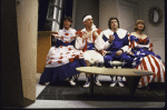 Actors (L-R) Anne Twomey, John Vickery, Graham Beckel & Jayne Haynes in a scene fr. the Off-Broadway play "The Vampires." (New York)
