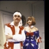 Actors John Vickery & Jayne Haynes in a scene fr. the Off-Broadway play "The Vampires." (New York)