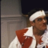 Actors John Vickery & Anne Twomey in a scene fr. the Off-Broadway play "The Vampires." (New York)