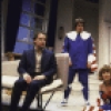 Actors (L-R) Paul Guilfoyle, Graham Beckel, Jayne Haynes, Anne Twomey & John Vickery in a scene fr. the Off-Broadway  play "The Vampires." (New York)