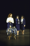 Actresses (L-R) Mary Elizabeth Mastrantonio, Mary Gordon Murray &  Mary Testa in a scene fr. the New York Shakespeare Festival production of the musical "The Knife." (New York)