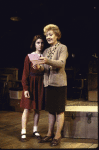 Actresses (L-R) Alanna Ubach & Patricia Kilgarriff in a scene from the Manhattan Theatre Club production of the play "Kindertransport." (New York)