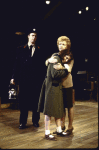 Actors (L-R) Michael Gaston, Patricia Kilgarriff (holding Alanna Ubach) in a scene from the Manhattan Theatre Club production of the play "Kindertransport." (New York)