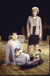 Actresses (L-R) Mary Mara & Patricia Kilgarriff in a scene from the Manhattan Theatre Club production of the play "Kindertransport." (New York)