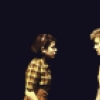 Actresses (L-R) Alanna Ubach & Patricia Kilgarriff in a scene from the Manhattan Theatre Club production of the play "Kindertransport." (New York)