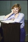 Actress Cady McClain in a publicity shot for John Drew Theatre production of musical "Happy Birthday...And Other Humiliations." (New York)