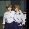 Actresses (L-R) Bonnie Franklin & Cady McClain in a publicity shot for John Drew Theatre production of musical "Happy Birthday...And Other Humiliations." (New York)