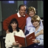 (Clockwise fr. L) Composer Shelly Markham, actresses Cady McClain & Bonnie Franklin, & book writer/lyricist Judith Viorst in a publicity shot for John Drew Theatre production of musical "Happy Birthday...And Other Humiliations." (New York)