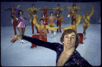 Canadian Olympic figure skating champion Toller Cranston in his touring production of "Toller Cranston: The Ice Show." (New York)
