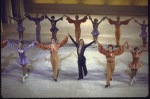 Canadian Olympic figure skating champion Toller Cranston in his touring production of "Toller Cranston: The Ice Show." (New York)