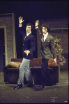 Actors (L-R) James Naughton and Lenny Baker in a scene from the Broadway musical "I Love My Wife." (New York)