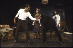 Actors (fr., L-R) Tony Lo Bianco & James Hayden w. (back, L-R) Rose Gregorio & Saundra Santiago  in a scene fr. the Broadway production of the play "A View From The Bridge." (New York)