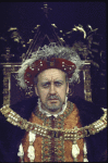 Actor Nicol Williamson as King Henry VIII in a publicity shot for the Broadway musical "Rex." (New York)