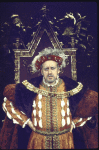Actor Nicol Williamson as King Henry VIII in a publicity shot for the Broadway musical "Rex." (New York)
