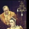 Actors Nicol Williamson & Barbara Andres in a scene fr. the Broadway musical "Rex." (New York)