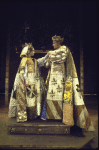 Actors April Shawhan & Nicol Williamson in a scene fr. the Broadway musical "Rex." (New York)