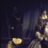 Actor (C) Nicol Williamson w. cast members in a scene fr. the Broadway musical "Rex." (New York)