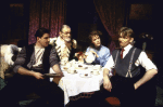 Actors (L-R) Des Keogh, Brendan Coyle, Madeleine Potter and Alan Mooney in a scene from the Philadelphia Drama Guild's production of the play "The Plough And the Stars." (Philadelphia)