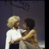 Actors Ellen Greene and John Shea in a scene from the New York Shakespeare Festival production of the play "Sorrows of Stephen." (New York)