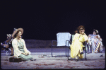 Actresses (C, L-R) Frances Conroy and Kali Rocha with cast member in a scene from the Lincoln Center Theater production of the play "In The Summer House." (New York)