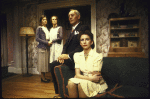 Actors (L-R) Gordana Rashovich, Joan MacIntosh, Paul Sparer and Melissa Gilbert in a scene from the Off-Broadway play "A Shayna Maidel." (New York)