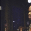 Actor Avery Brooks with cast member in a scene from the New York Shakespeare Festival production of the play "spell #7." (New York)