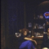 Actor Avery Brooks with cast members in a scene from the New York Shakespeare Festival production of the play "spell #7." (New York)