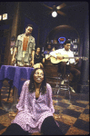 Actress La Tanya Richardson with cast members in a scene from the New York Shakespeare Festival production of the play "spell #7." (New York)