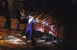 Actor Philip Anthony as Richie Valens in a scene fr. the Broadway musical "Buddy." (New York)
