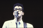 Actor Paul Hipp as Buddy Holly in a scene fr. the Broadway  musical "Buddy." (New York)
