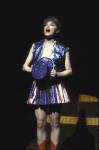 Actress Jo Lynn Burks in a scene fr. the Broadway musical "Buddy." (New York)