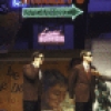 Cast in a scene fr. the Broadway musical "Buddy." (New York)
