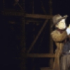 Actor George Hall in a scene from the New York Shakespeare Festival production of the play "The Merry Wives of Windsor" at the Delacorte Theatre in Central Park (New York)