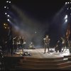 Actor Kevin Kline (C) w. cast members in a scene fr. the New York Shakespeare Festival production of the play "Henry V" at the Delacorte Theatre in Central Park. (New York)