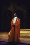 Actor Andre Braugher in a scene fr. the New York Shakespeare Festival production of the play "Measure For Measure" at the Delacorte Theatre in Central Park. (New York)