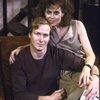 Actors William Hurt & Sigourney Weaver  in a publicity shot for the Broadway play "Hurlyburly." (New York)