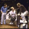 Actors (L-R) Harvey Keitel, Judith Ivey & William Hurt in a scene fr. the Broadway play "Hurlyburly." (New York)