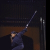 Actor Denzel Washington in a scene from the New York Shakespeare Festival production of the play "Richard III" at the Delacorte Theatre in Central Park (New York)