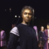 Actresses Mary Alice (front) and Nancy Palk (back) with cast members in a scene from the New York Shakespeare Festival production of the play "Richard III" at the Delacorte Theatre in Central Park (New York)