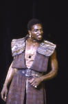 Actor Keith David in a scene from the New York Shakespeare Festival production of the play "Titus Andronicus" at the Delacorte Theatre in Central Park. (New York)