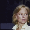 Actors Kevin Conway and Mariette Hartley in a rehearsal shot from the New York Shakespeare Festival production of the play "King John" at the Delacorte Theatre in Central Park (New York)