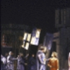 Actors (C, L-R) Kevin Conway, Wade Raley and Mariette Hartley with cast members in a scene from the New York Shakespeare Festival production of the play "King John" at the Delacorte Theatre in Central Park (New York)