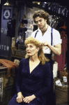 Actors Kevin Anderson and Vanessa Redgrave in a scene from the Broadway production of the play "Orpheus Descending" (New York)